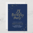 Search for blue 21st birthday invitations Simple