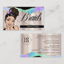 Search for african beauty salon business cards Braider