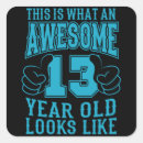 Search for 13 stickers 13th birthday