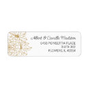 Search for winter flowers return address labels Pretty