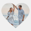 Search for heart thank you wedding stickers Simple