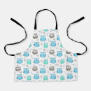 Search for owl on branch aprons Cute