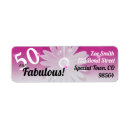 Search for hot pink glitter return address labels 50 and fabulous