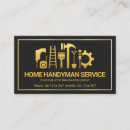 Search for odd jobs business cards Handyman