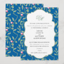 Search for front and back invitations Dusty blue