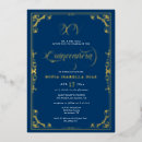 Search for royal blue quince invitations Elegant