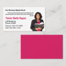 Search for pastor business cards Church