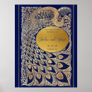 Search for peacock wedding posters Blue