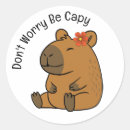 Search for capybara stickers Pun