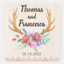 Search for floral antler stickers Watercolor