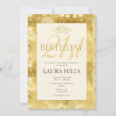 Search for stylish 18th birthday invitations Gold
