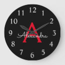Search for red and black clocks Modern