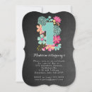 Search for chalkboard 1st birthday invitations Girls