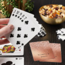 Search for rose gold playing cards Sparkle