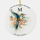 Search for hummingbird christmas tree decorations Watercolor