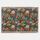 Search for exotic flowers blankets Green