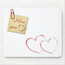 Search for love romance mousepads Heart