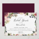 Search for plum bridal shower invitations Boho