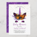 Search for halloween baby girl shower invitations Purple
