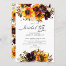 Search for autumn tea invitations Sunflower
