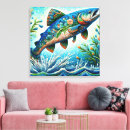 Search for jumping canvas prints Blue