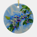 Search for blueberry christmas tree decorations Watercolor