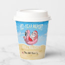 Search for santa claus paper cups Beach