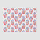 Search for blue white plaid tissue paper Red