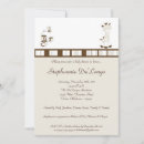 Search for abc baby shower invitations Brown