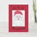 Search for clause christmas cards Red
