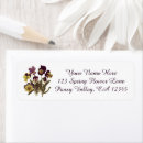 Search for pansy flower return address labels Nature