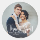 Search for photo thank you wedding stickers Elegant