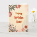 Search for sisters cards Floral