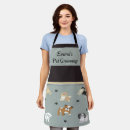 Search for pet grooming aprons Black