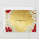 Search for red white quinceanera invitations Sweet fifteen