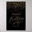 Search for surprise party posters Gold