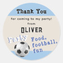 Search for soccer birthday stickers Blue