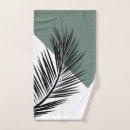 Search for palm leaf bath towels Exotic