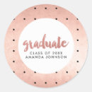 Search for rose gold graduation stickers Graduate