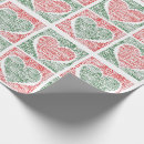 Search for holiday love wrapping paper Red
