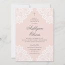 Search for pink lace christening invitations Vintage