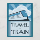 Search for art deco train postcards Railroad