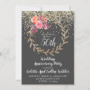Search for 50 years wedding anniversary invitations Floral