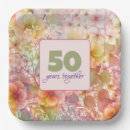 Search for 50th anniversary plates Floral