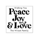 Search for peace rubber stamps Typography