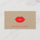 Search for lips business cards Minimalist