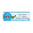 Search for bubbles return address labels Colourful