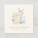 Search for sweets business cards Whimsical