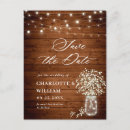Search for mason jar save the date postcards Floral