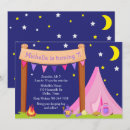 Search for backyard sleepover invitations Under the stars
